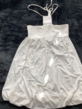 Katia , NEW WITH TAGS, size S, white, mini, balloon dress